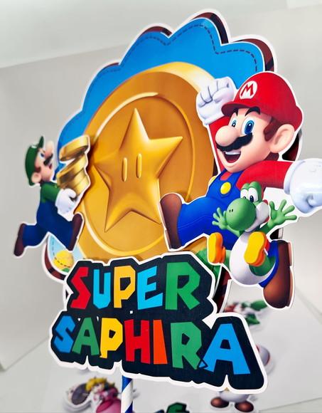 Topo de Bolo Mario Bross