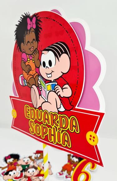 Topo de Bolo Milena - Turma da Mônica