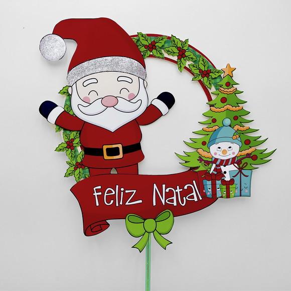 Topo de Bolo Natal
