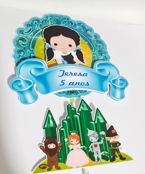 Topo de Bolo o Mágico de Oz
