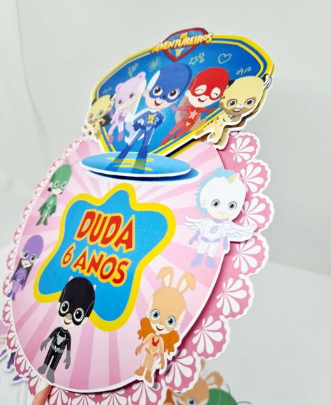 Topo de Bolo os Aventureiros