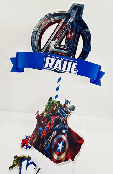 Topo de Bolo Os Vingadores