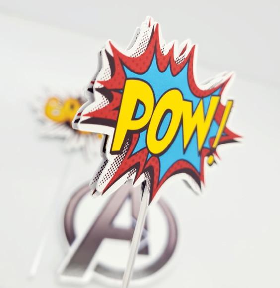 Topo de Bolo os Vingadores Cute