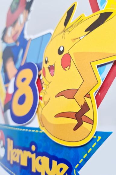 Topo de Bolo Pokemon