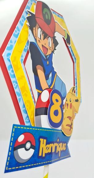 Topo de Bolo Pokemon