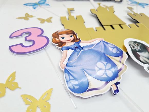 Topo de Bolo Princesa Sofia Especial