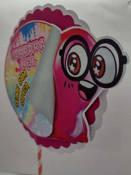 Topo de Bolo Sam Slime Sapeca