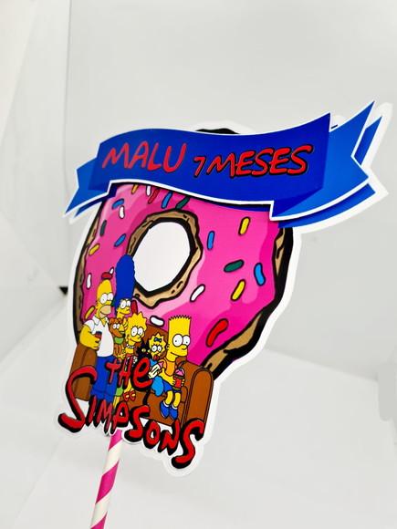 Topo de Bolo Simpsons