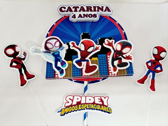 Topo de Bolo Spidey
