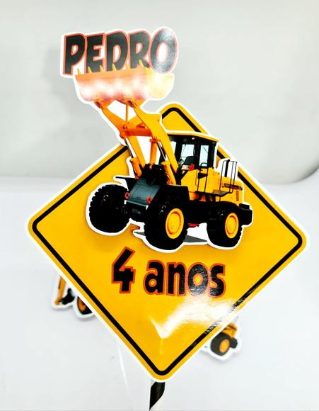 Topo de Bolo Trator