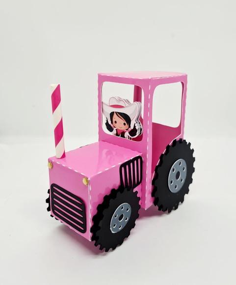 Trator Fazendinha Rosa