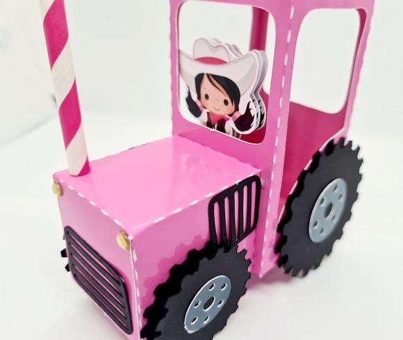 Trator Fazendinha Rosa