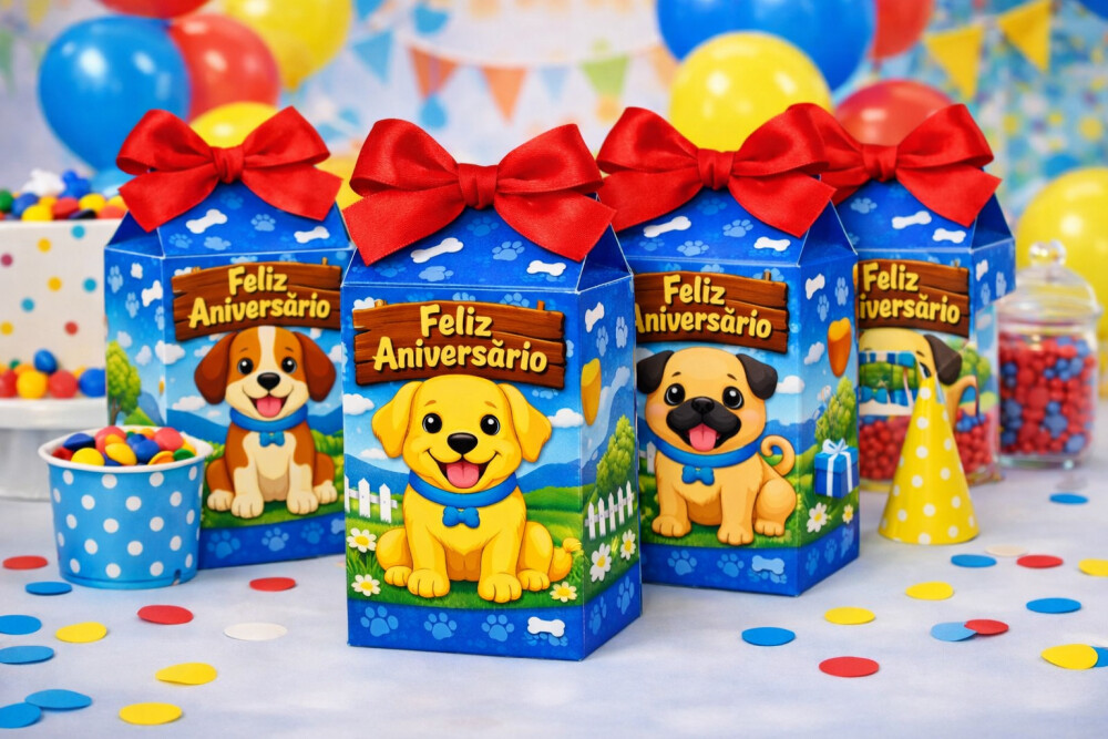 Caixa Milk PET - Só Impressão