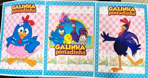Apliques Parede Galinha Pintadinha