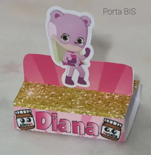 Aventureira Rosa - Mini Lembrancinhas