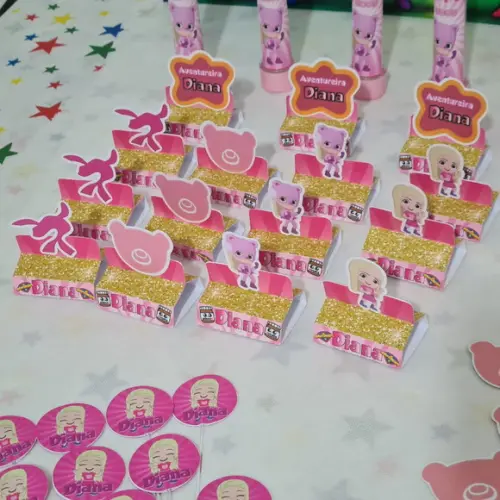 Aventureira Rosa - Mini Lembrancinhas