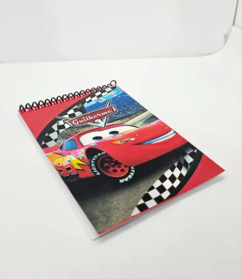 Bloquinho Personalizado Carros Mcqueen