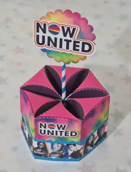 Cachepo Now United - Centro de Mesa Now United