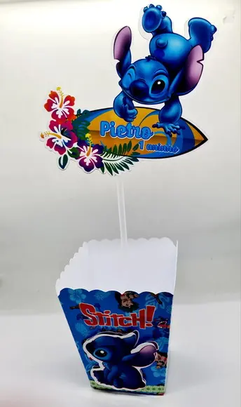 Cachepo Stitch - Centro de Mesa