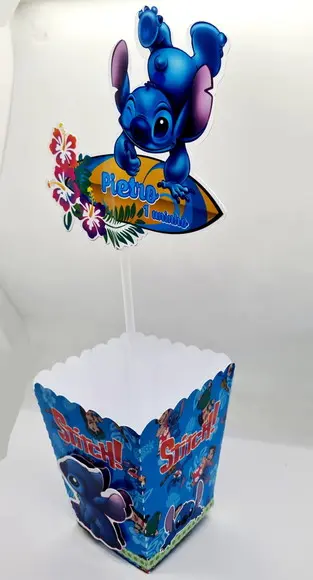 Cachepo Stitch - Centro de Mesa