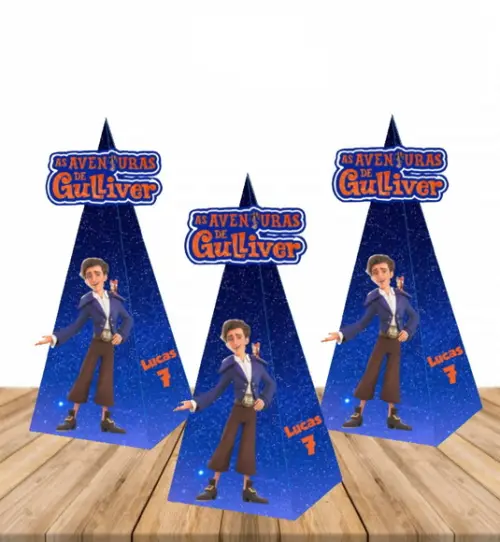Caixa Cone As Aventuras de Gulliver