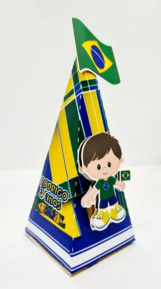 Caixa Cone Brasil Copa do Mundo