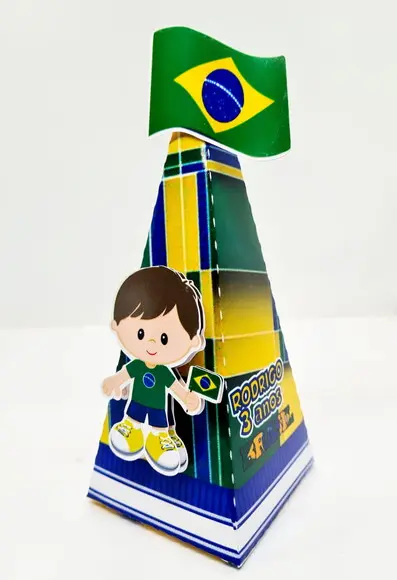Caixa Cone Brasil Copa do Mundo