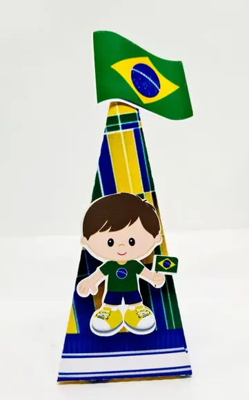 Caixa Cone Brasil Copa do Mundo