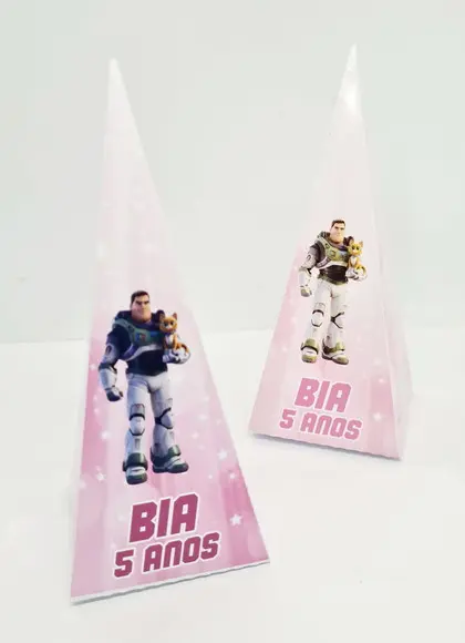 Caixa Cone Buzz Lightyear 2022 Rosa