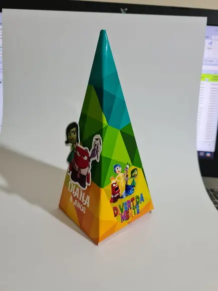 Caixa Cone Divertidamente 2