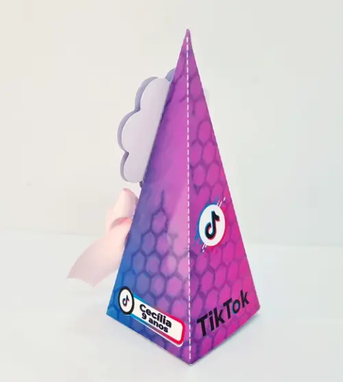Caixa Cone Especial Tik Tok