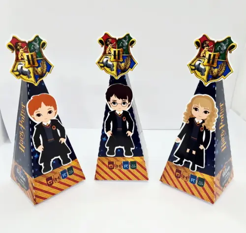 Caixa Cone Harry Potter- Pirâmide Harry Potter