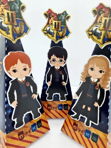 Caixa Cone Harry Potter- Pirâmide Harry Potter