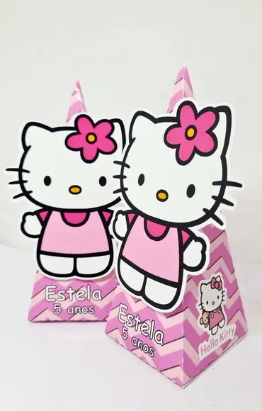 Caixa Cone Hello Kitty