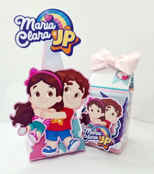 Caixa Cone Maria Clara e Jp