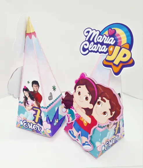Caixa Cone Maria Clara e Jp