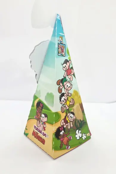 Caixa Cone Milena - Turma da Mônica
