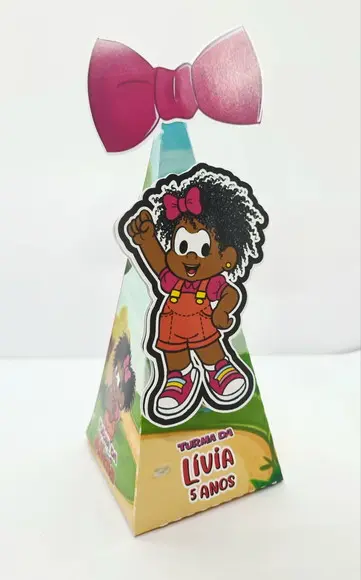 Caixa Cone Milena - Turma da Mônica