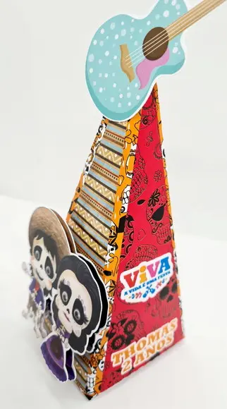 Caixa Cone Viva a Vida É Uma Festa