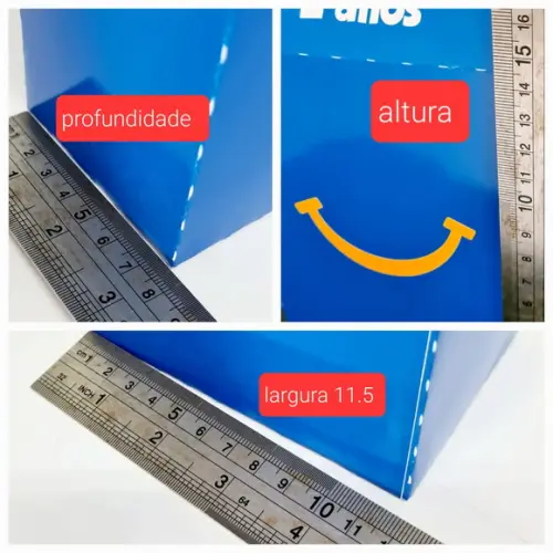 Caixa Mcdonald's Personalizada Azul