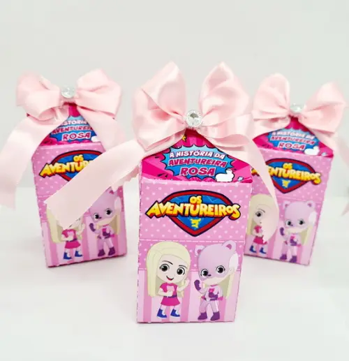 Caixa Milk Aventureira Rosa