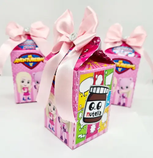 Caixa Milk Aventureira Rosa