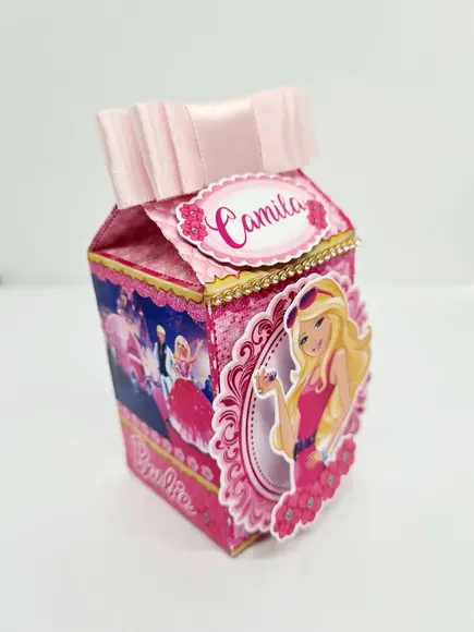 Caixa Milk Barbie Rosa