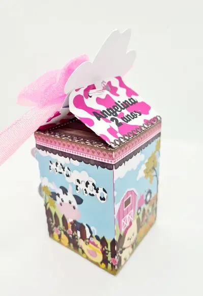 Caixa Milk Fazendinha Rosa