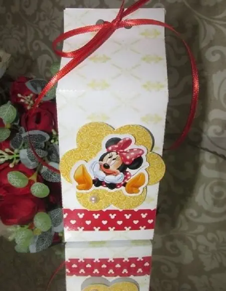 Caixa Milk Minnie Vermelha