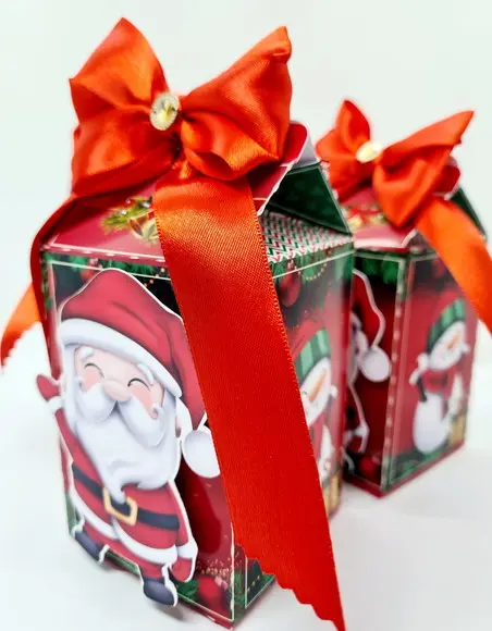 Caixa Milk Natal Papai Noel