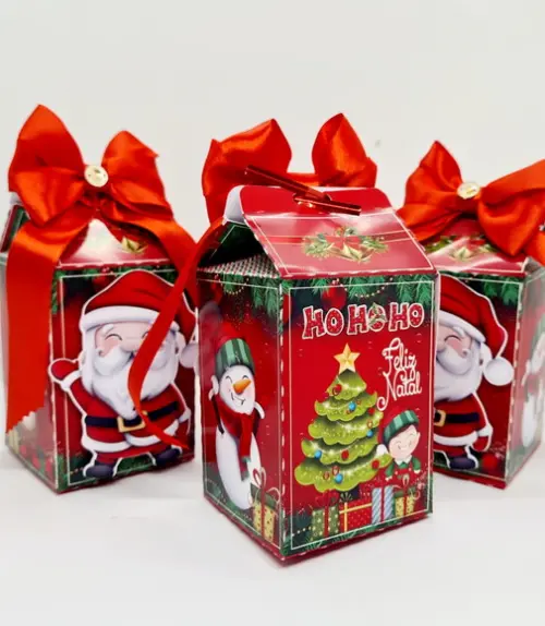 Caixa Milk Natal Papai Noel