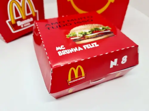 Caixa Mini Big Mac Mcdonalds