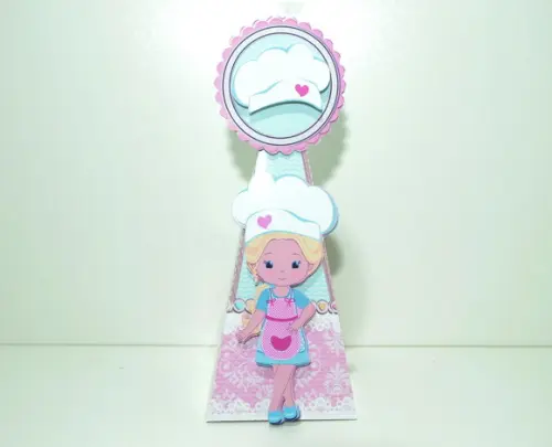 Caixa Pirâmide Confeitaria