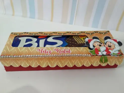 Caixa Porta Bis Natal com Mickey
